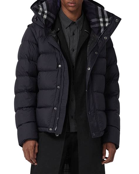 burberry mens puffer jacket celebrity|Burberry brit anorak jacket.